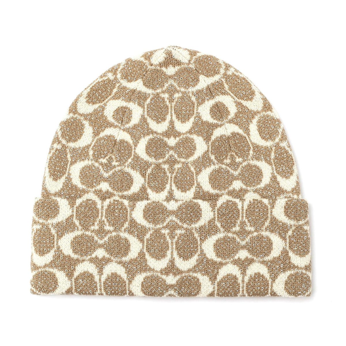 Coach Signature C Knit Beanie Black