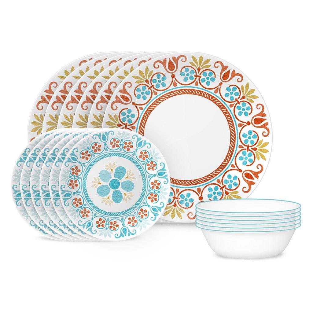 Corelle Global Collection Terracotta Dreams 18pc Dinnerware Set