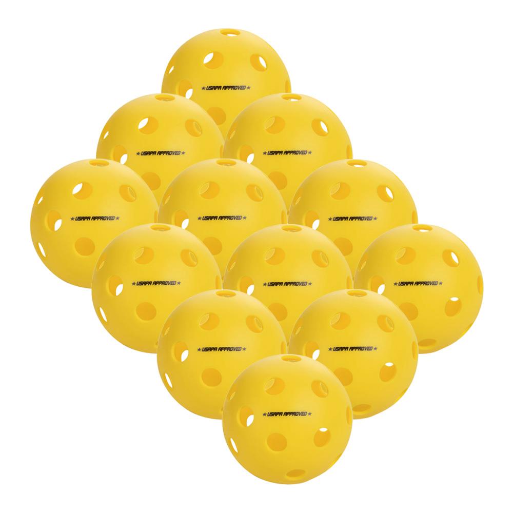 Onix Fuse Indoor Yellow Pickleball 12pk