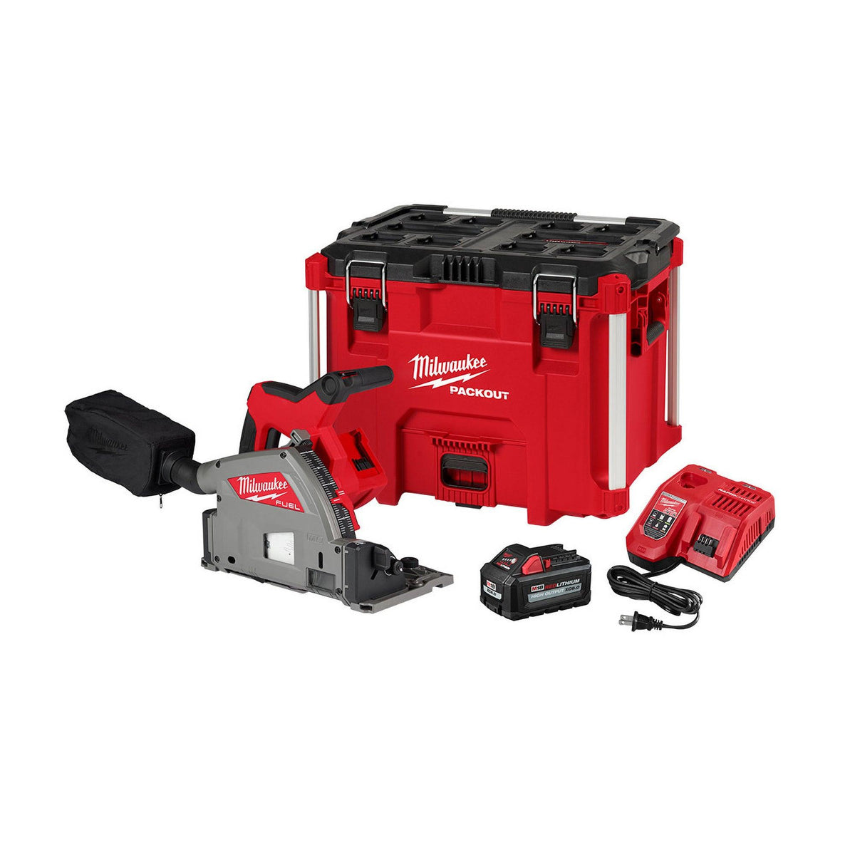 Milwaukee M18 FUEL 6-1/2" Plunge Track Saw Kit