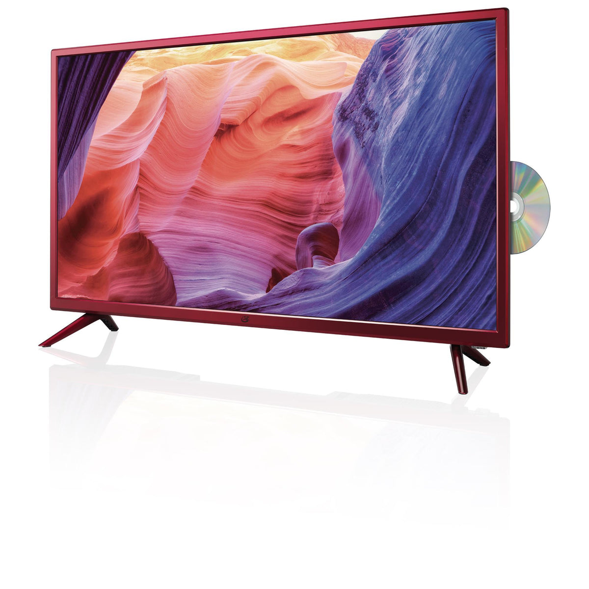 GPX 32" HD LED TV/DVD Combo - Red
