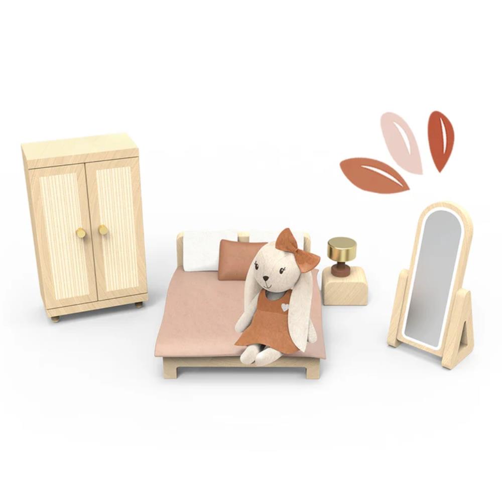 Speedy Monkey Doll House Bedroom Set