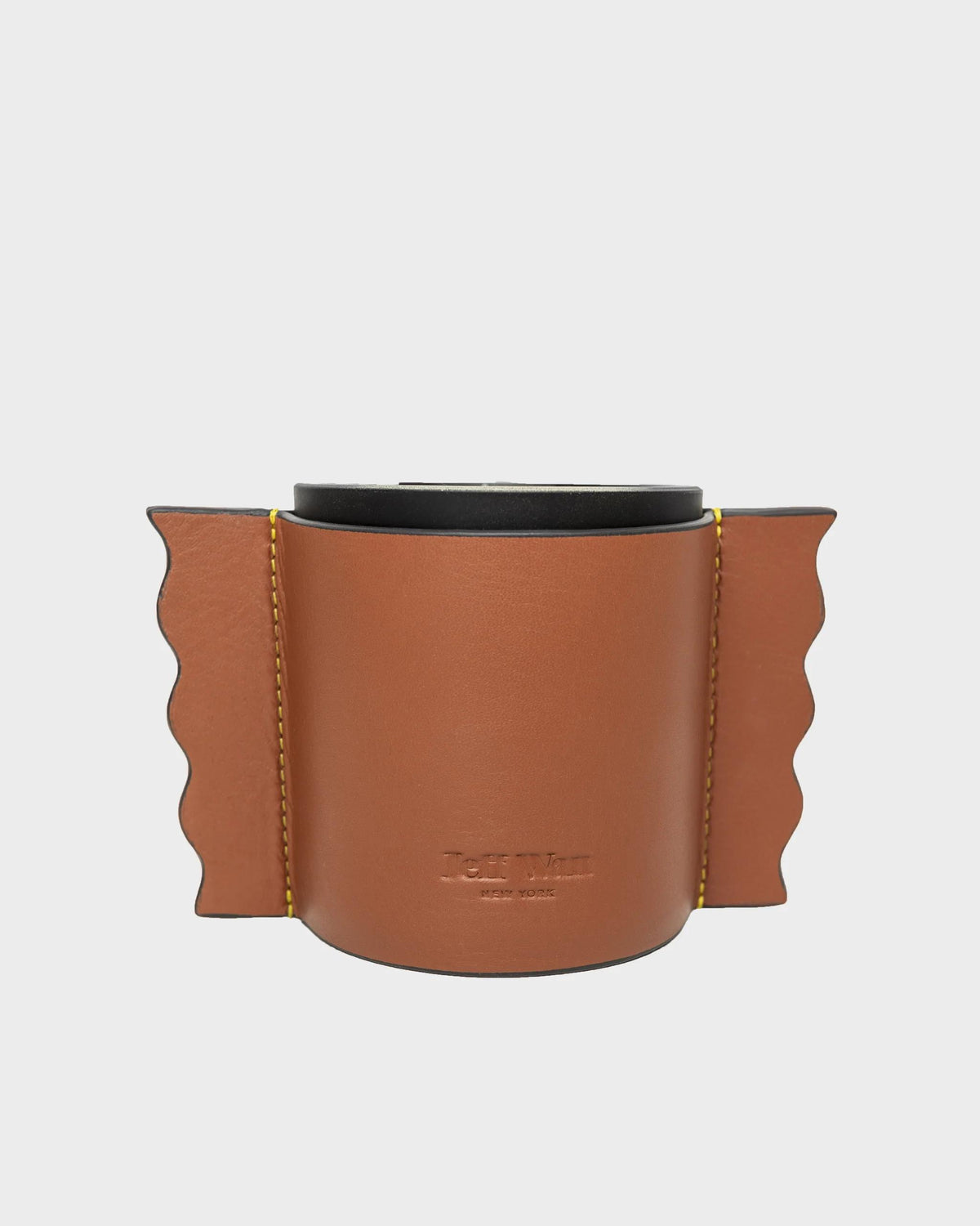 Jeff Wan Leather Candle Holder