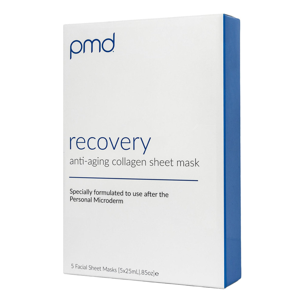 PMD Beauty Recovery Anti-Aging Collagen Sheet Mask Size 5 Face Masks