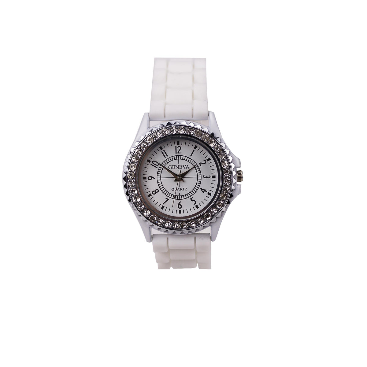 Completely Bella Women's Geneva Bling White Sport Watch