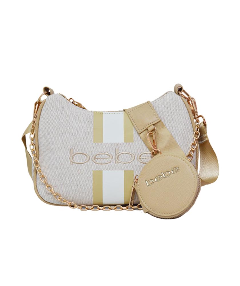 Bebe Paisley Canvas Crossbody with CC Size 8" x 5" x