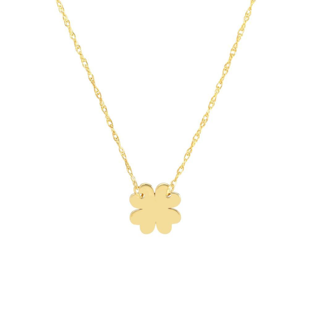 HAWLEY ST SoYou Mini 4-Leaf Clover Adj 18" Necklace