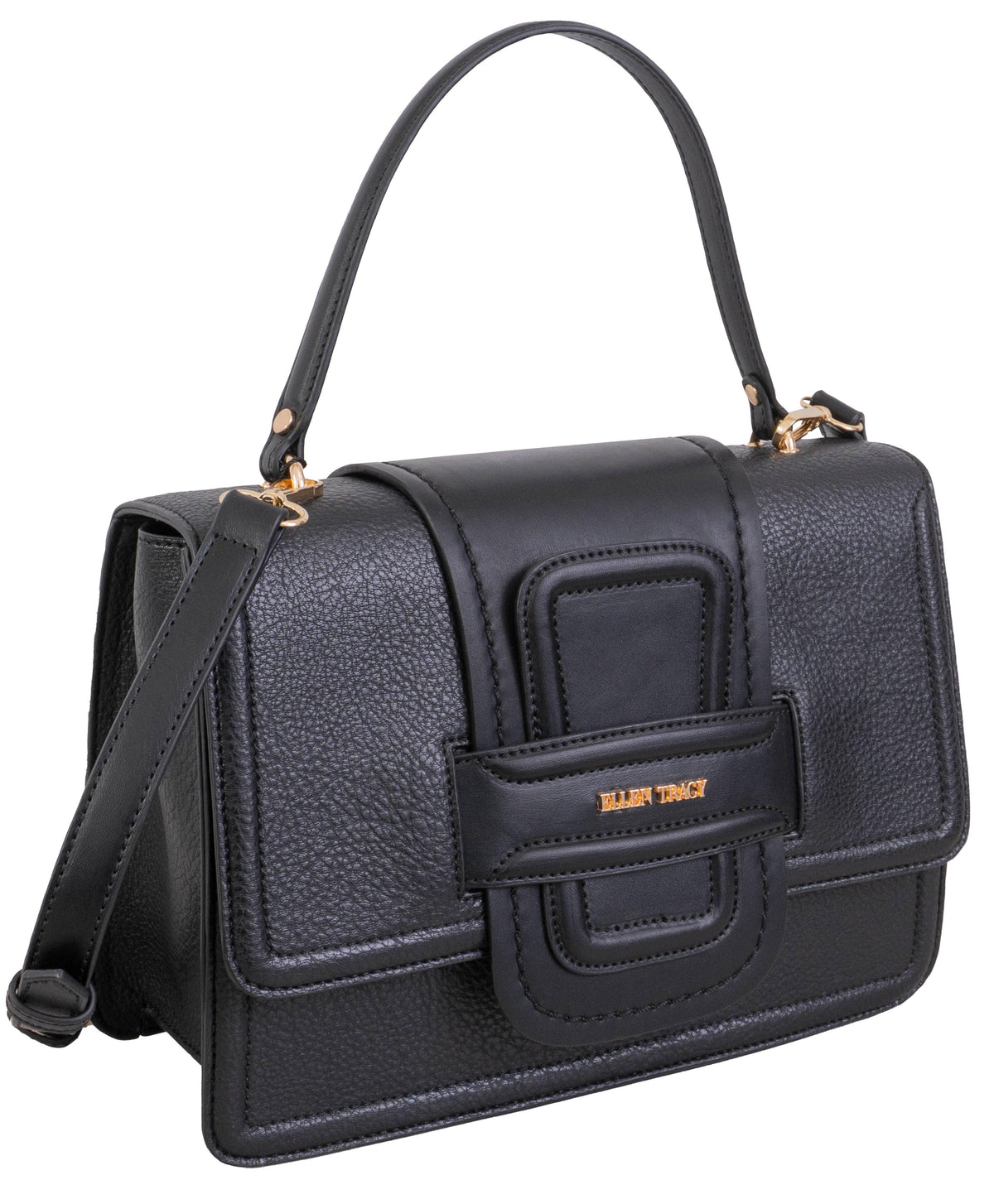 Ellen Tracy Pebble Grain Satchel Size 11"