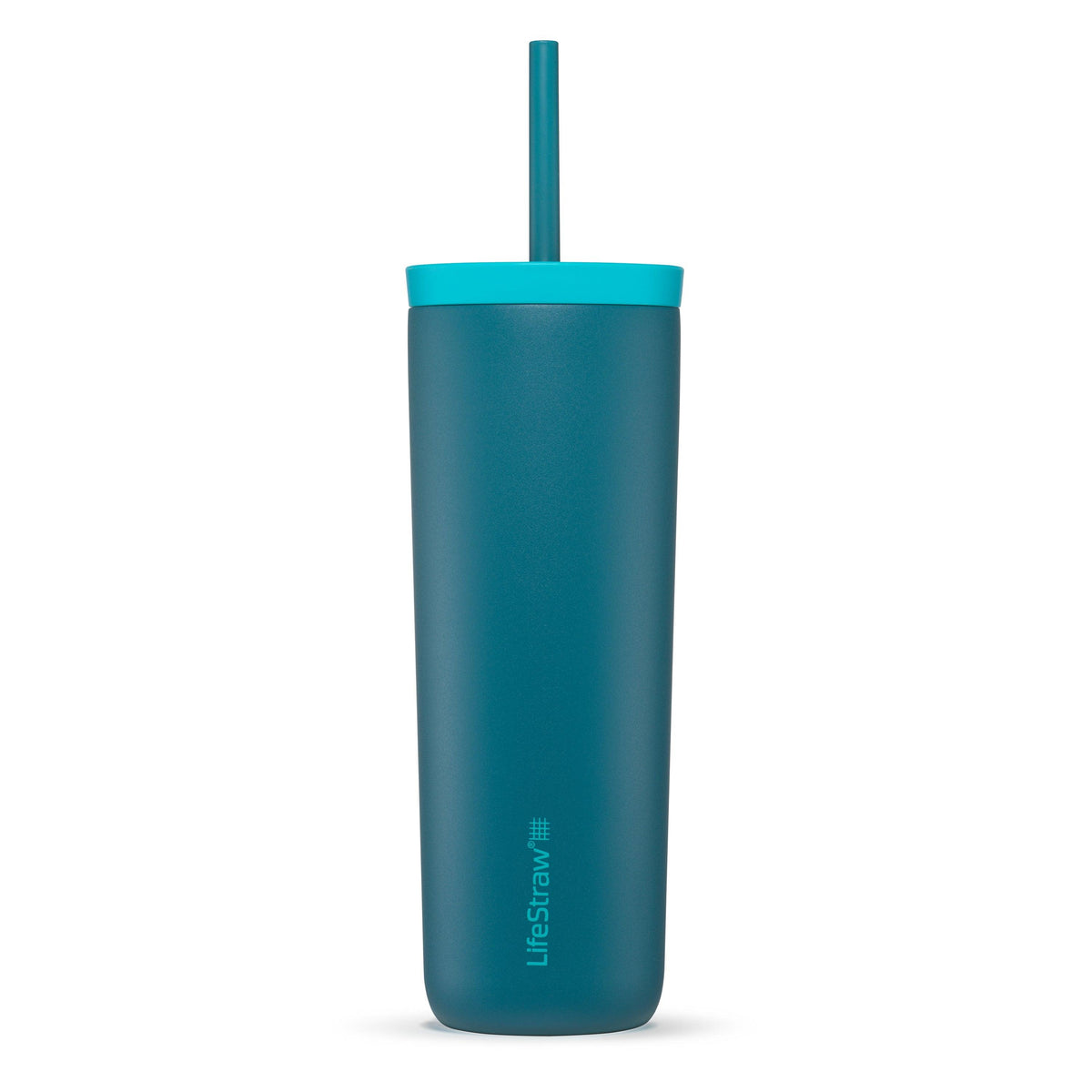 LifeStraw Go Series 18oz Stainless Steel Tumbler Laguna Teal