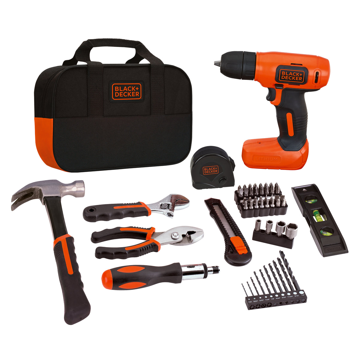 Black & Decker 8V MAX Lithium-ion Drill/Driver Project Kit