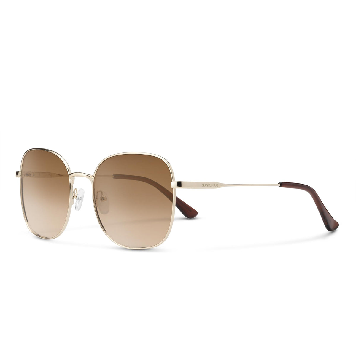 Smith Suncloud Beverly Polarized Sunglasses - Gold/Brown Gradient
