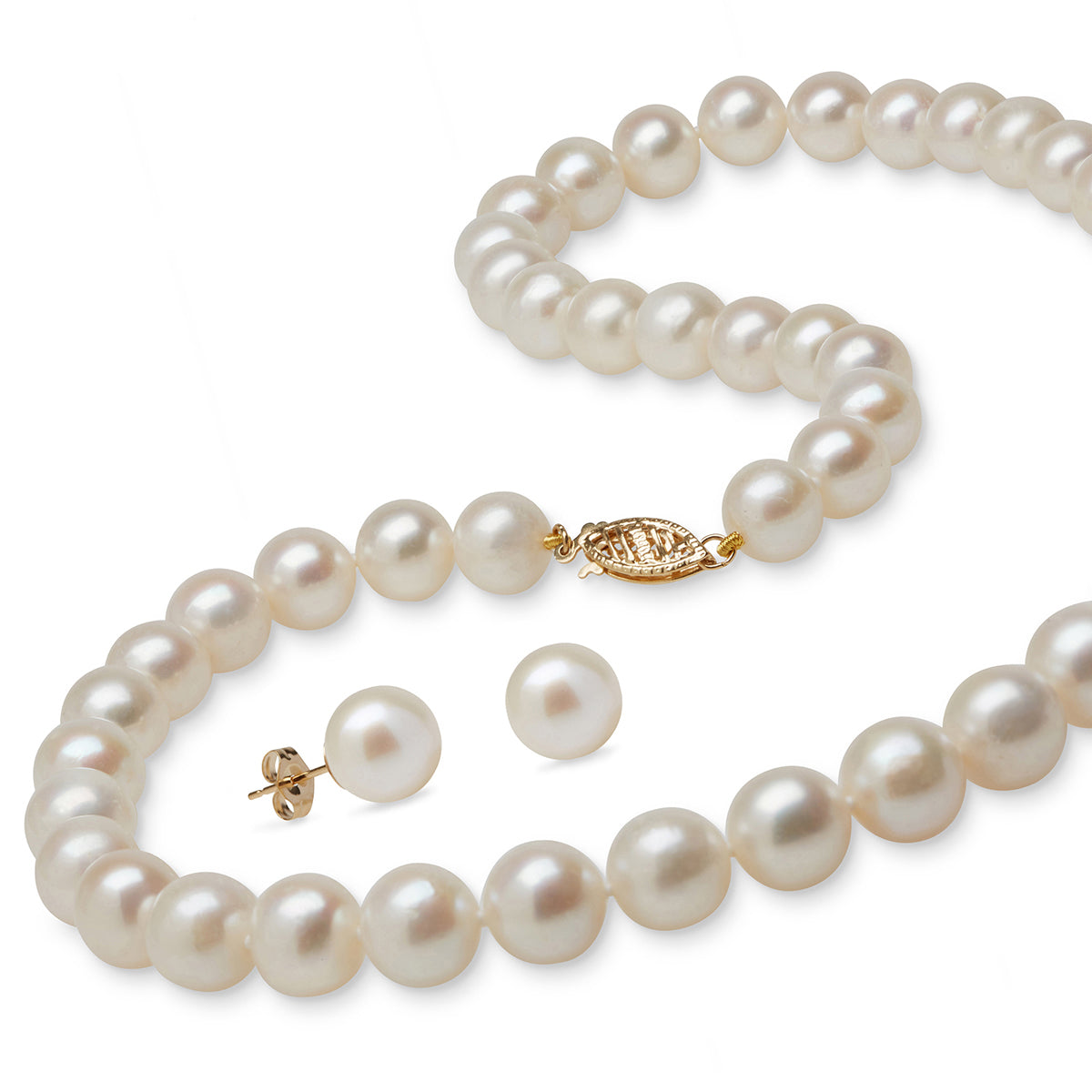 Jilco Pearl Earring & Necklace Set
