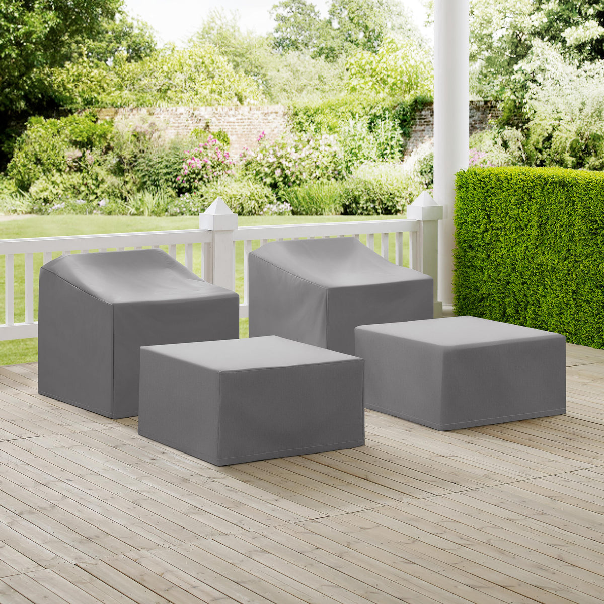 Crosley Outdoor 4Pc Outdoor Furniture Cover Set