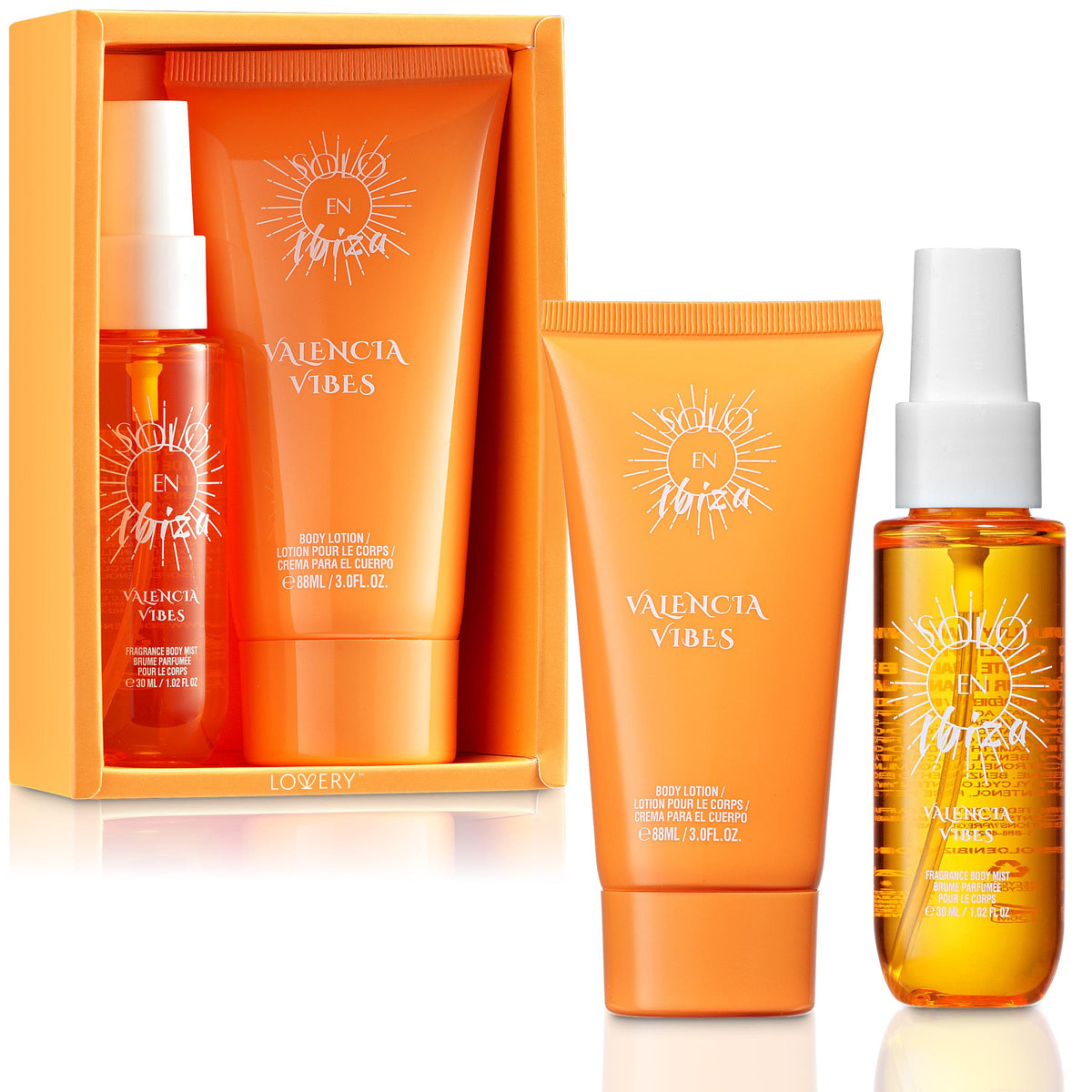 Lovery Solo En Ibiza Valencia Vibes Gift Set Size 2 Pieces