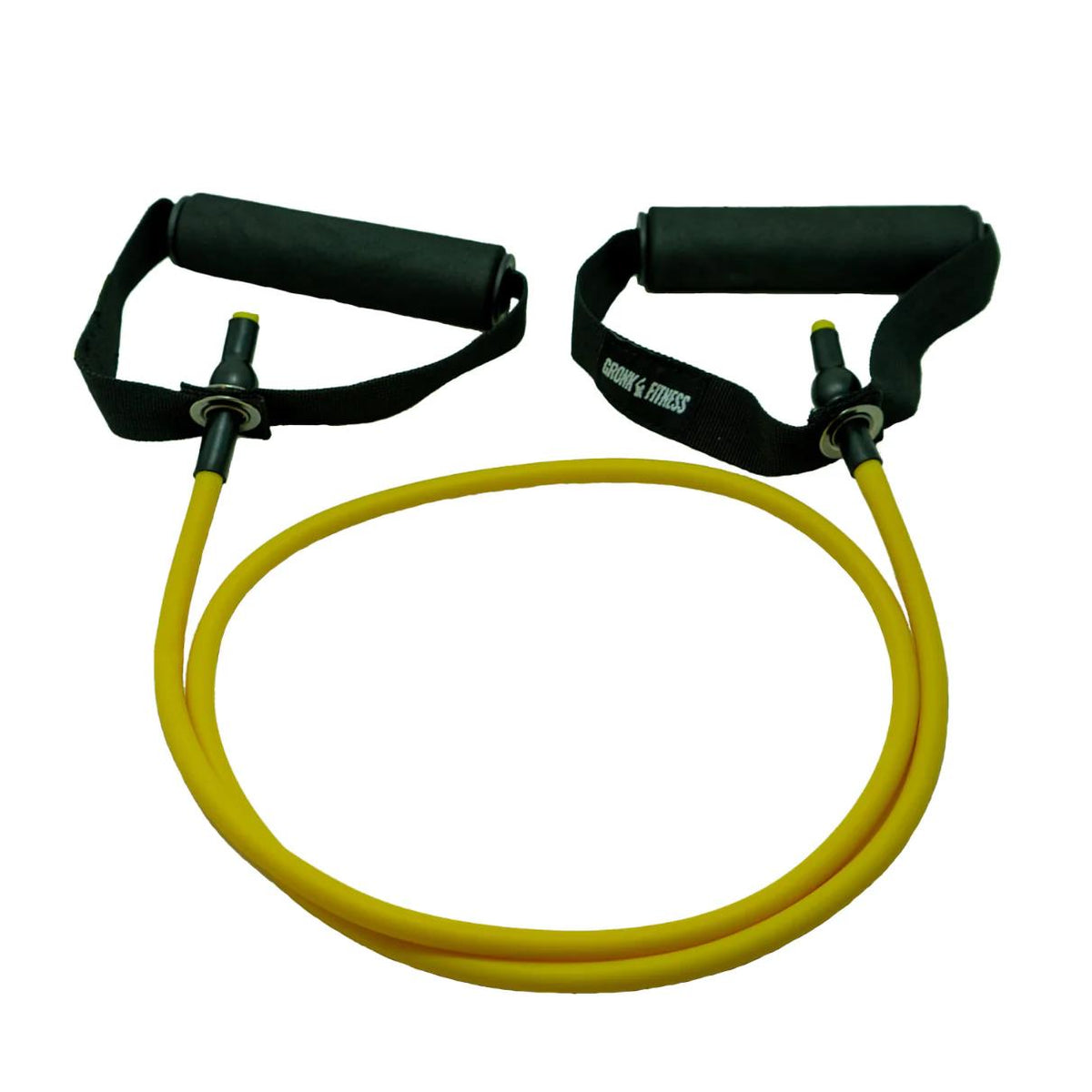 Gronk Fitness Resistance Tubes w/handle 10lb YELLOW
