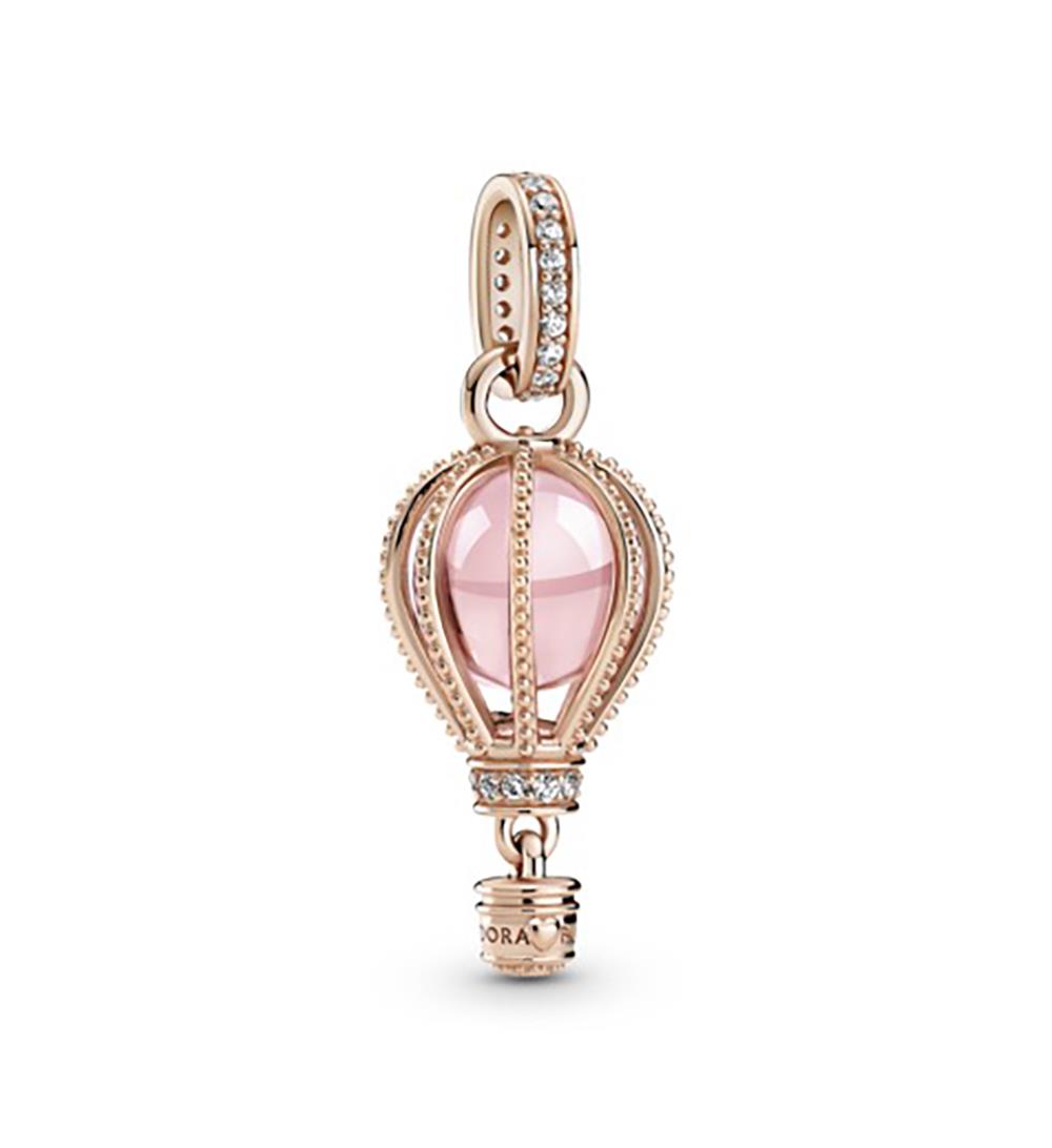 Pandora Sparkling Pink Hot Air Balloon Dangle Charm