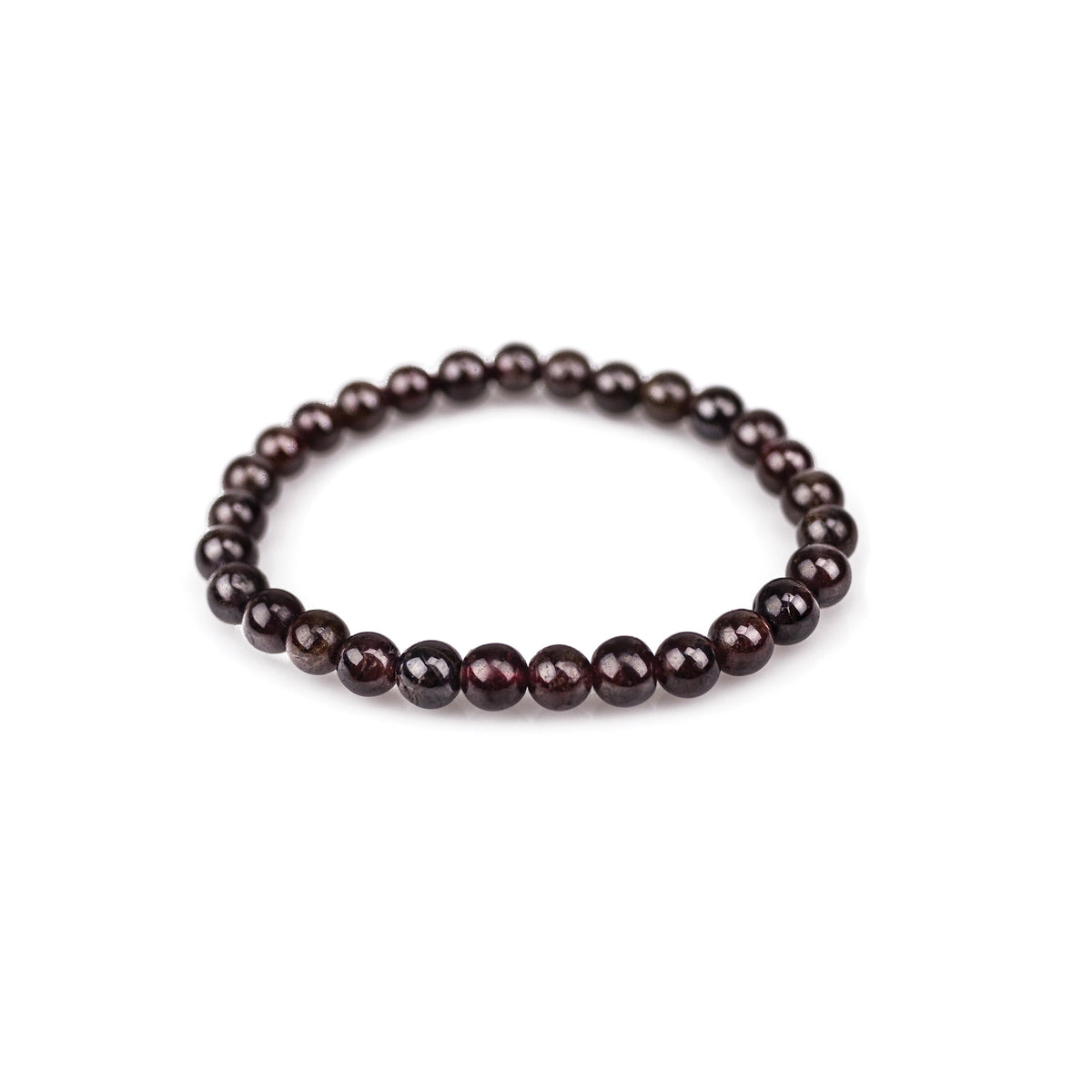 Completely Bella Natural Brown Garnet Stretch Bracelet