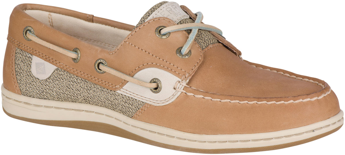Sperry Top-Sider Womens Koifish Boat Shoe-Linen Oat-9