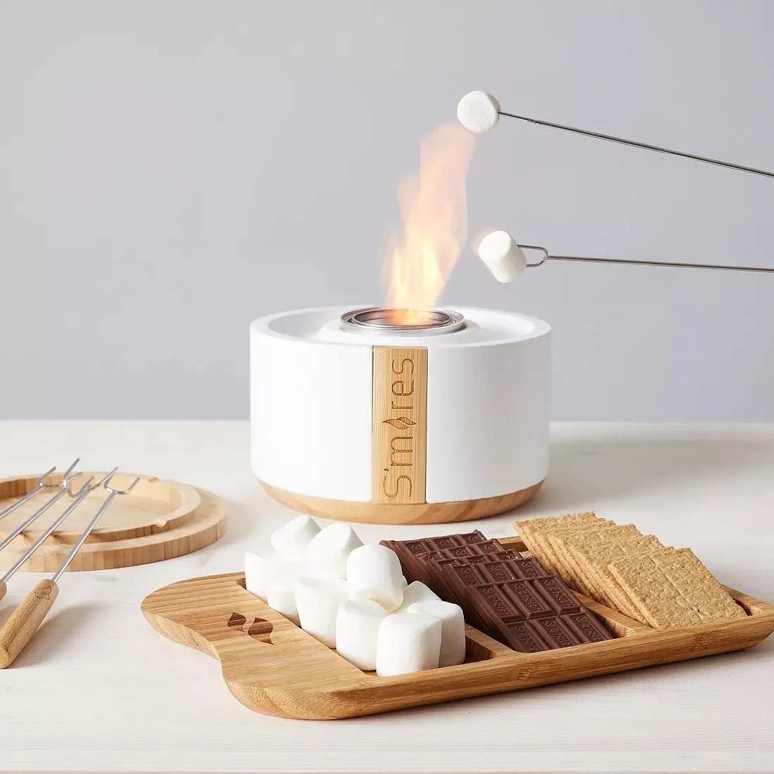 TerraFlame S'Mores Deluxe Gift Set - White