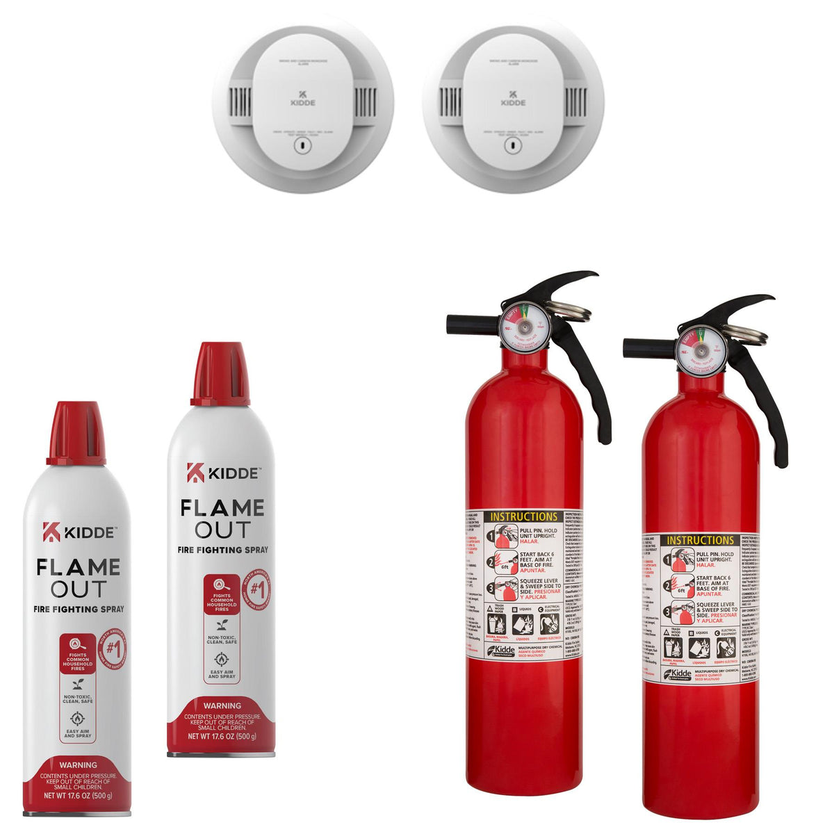 Kidde Safety Detect and Extinguish Package