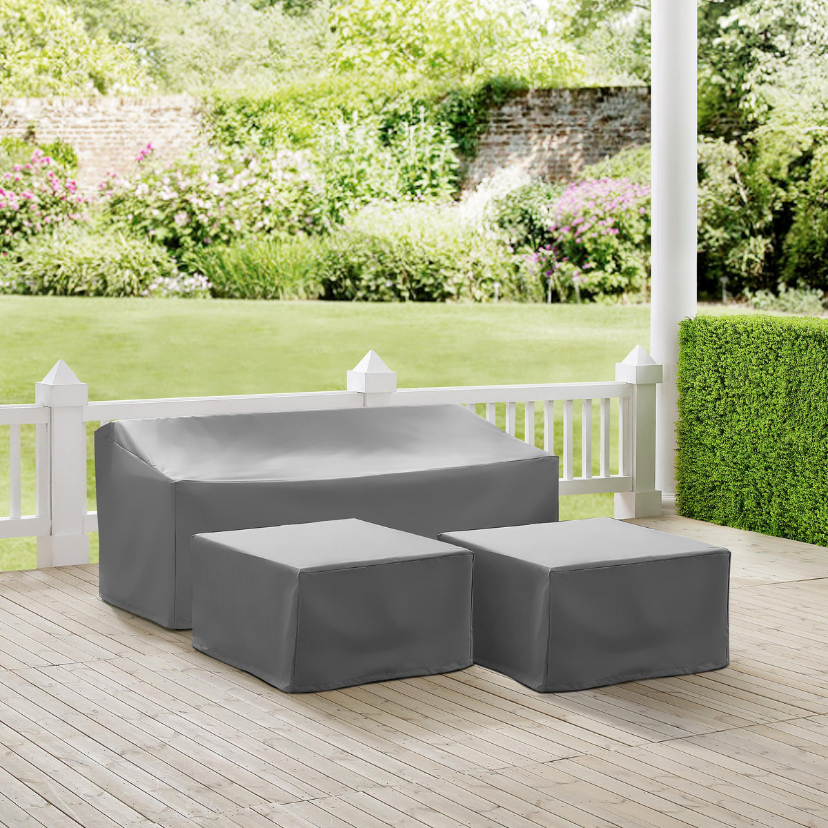 Crosley Outdoor 3Pc Outdoor Sectional Furniture Cover Set