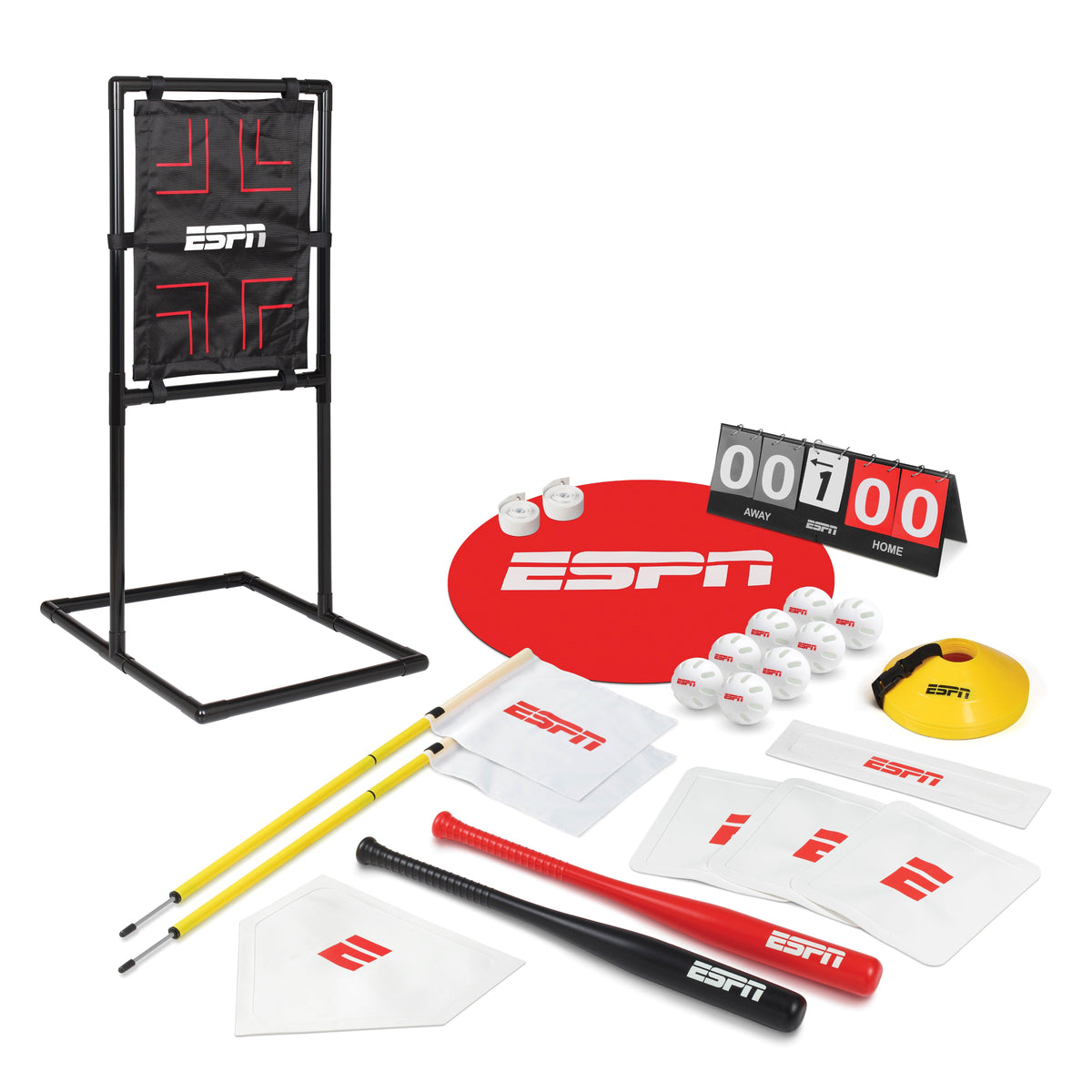 ESPN Baseball Stadium Experience All in One Backyard Baseball Set Ages 4+ Years