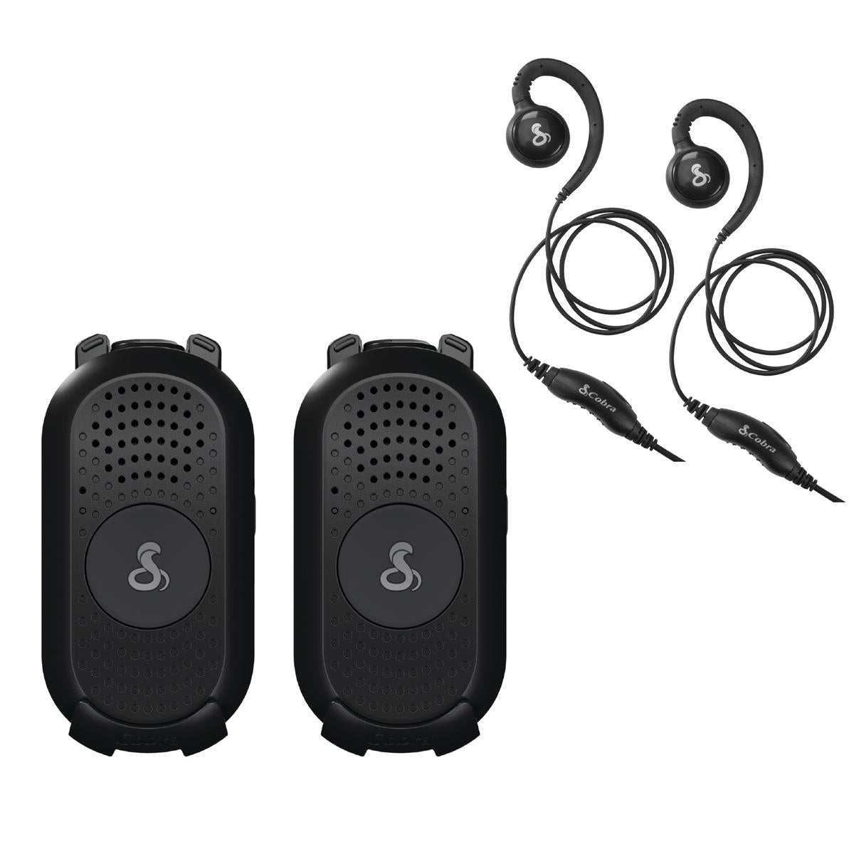 Cobra Electronics Compact FRS Business Radios + Headsets