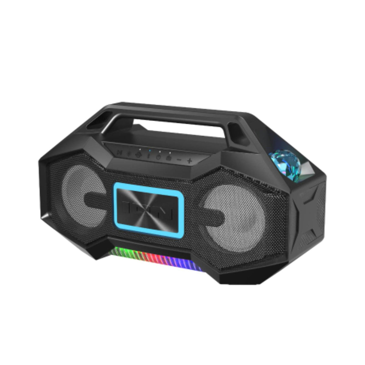 Ion Audio Party Rocker Go High Power Portable Boombox w/ Party Starter Lights