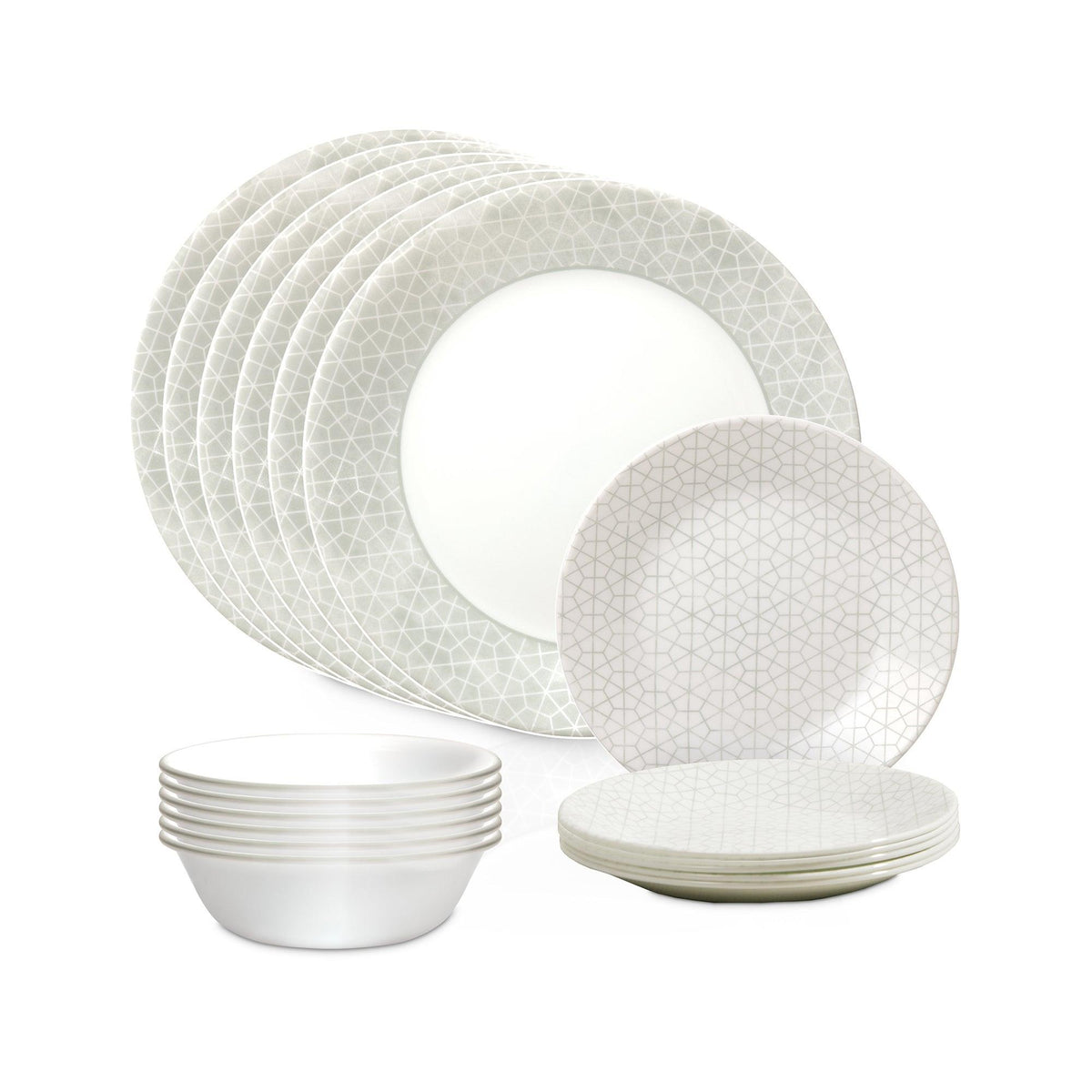 Corelle Knox Signature Pattern 18pc Dinnerware Set