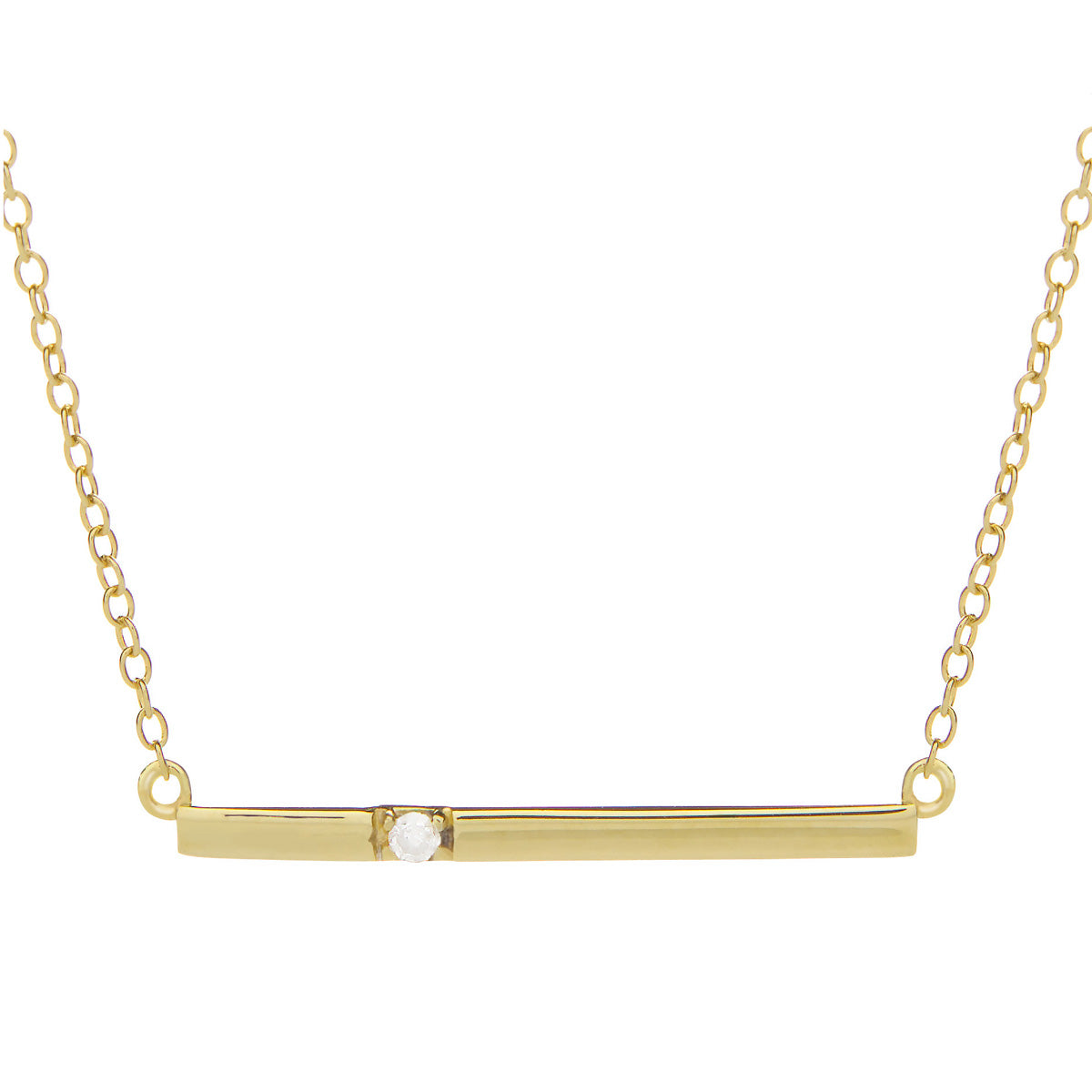 Jilco Inc Diamond Bar Necklace