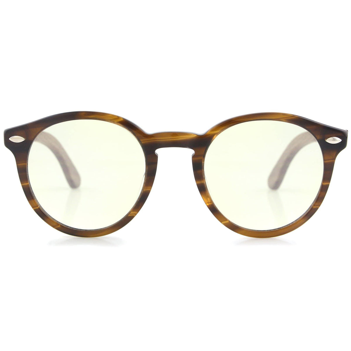 Joycoast Mojave Caramel Acetate & Walnut Blue Light Blocking Glasses Wooden Glasses