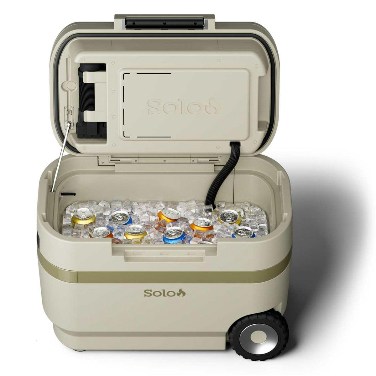 Solo Brands Windchill 47 Cooler + Mobile A/C w/ 10Ah Battery Tan