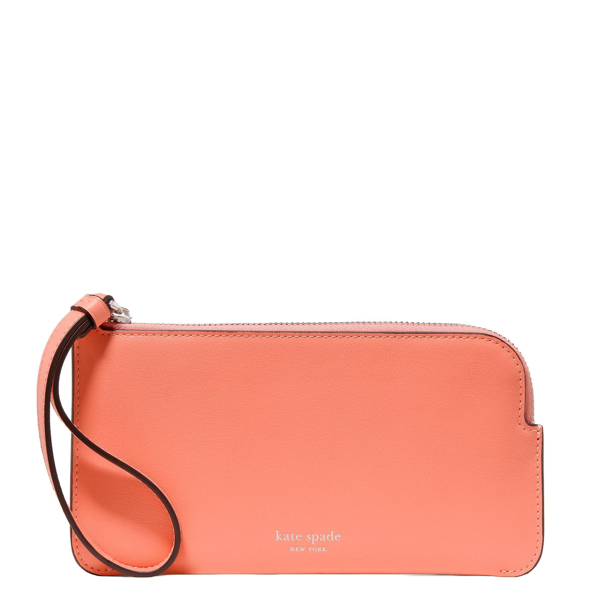 kate spade new york Zippy Smooth Leather Small Wristlet - Melon Ball