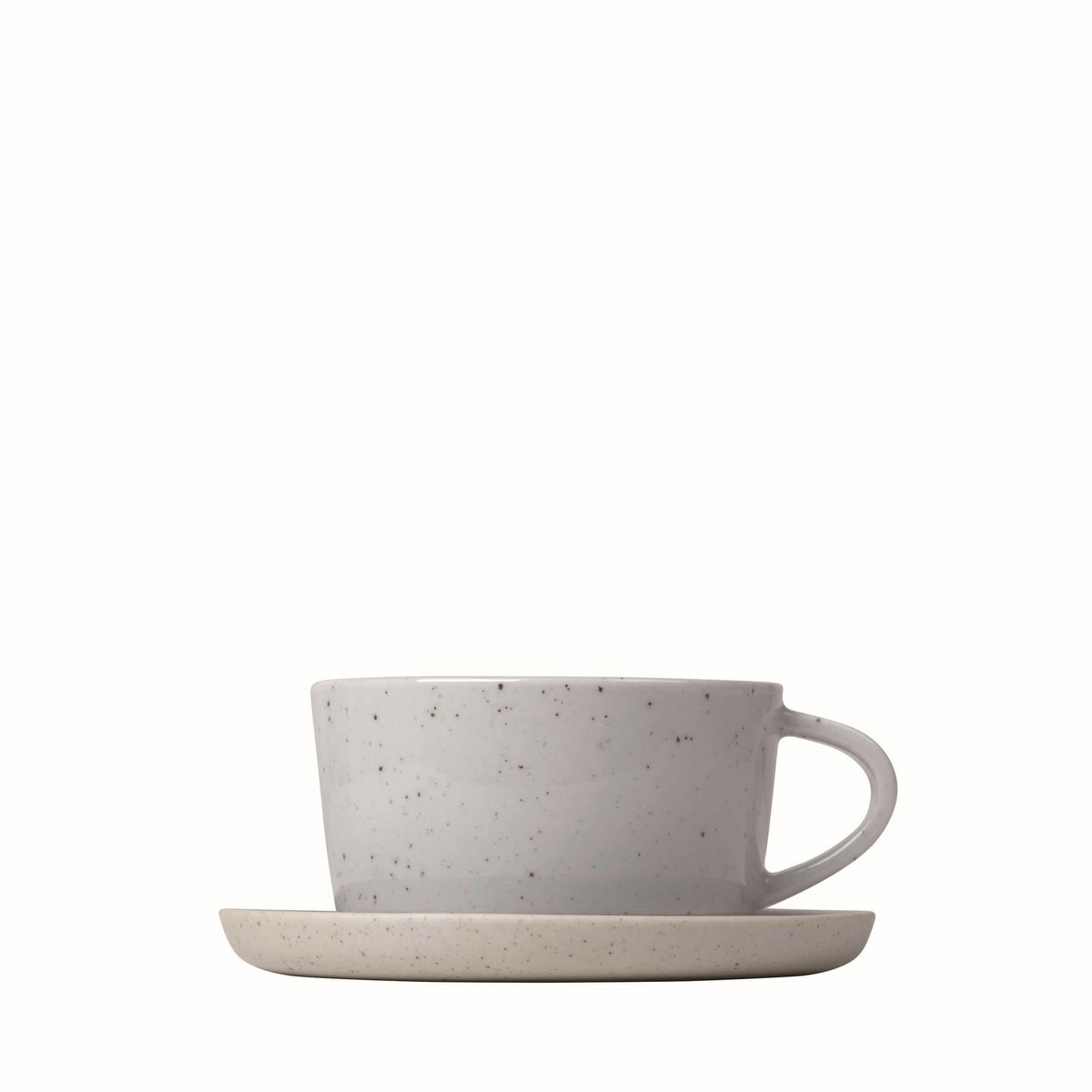 Blomus SABLO Ceramic Stoneware Coffee Cups and Saucers - Set of 2