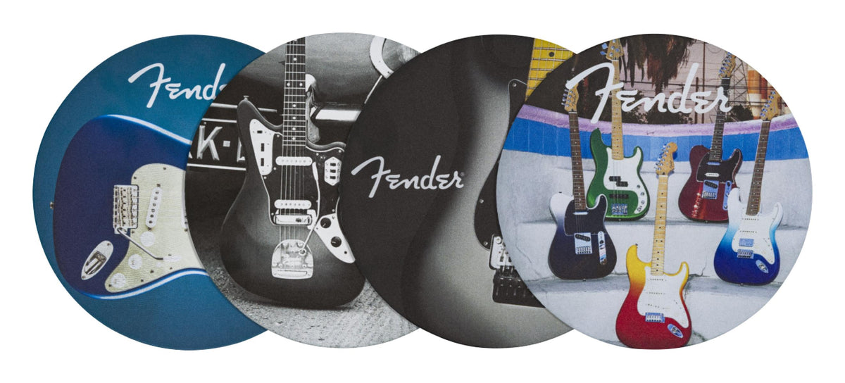 Fender 4-Pack Guitar Coaster Set