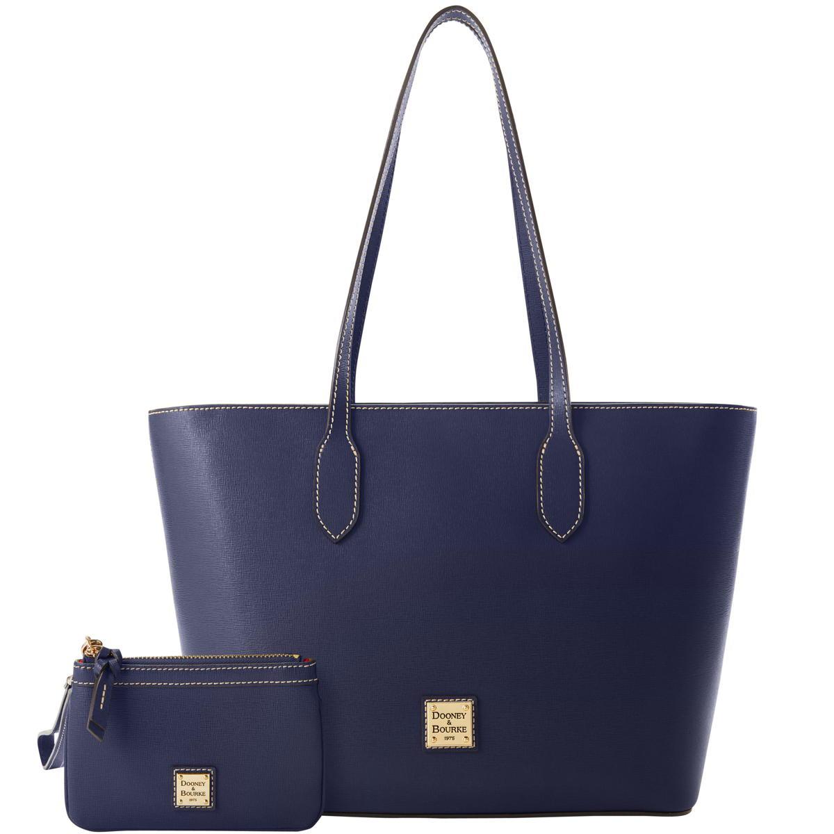 Dooney & Bourke Saffiano Tote and Medium Wristlet