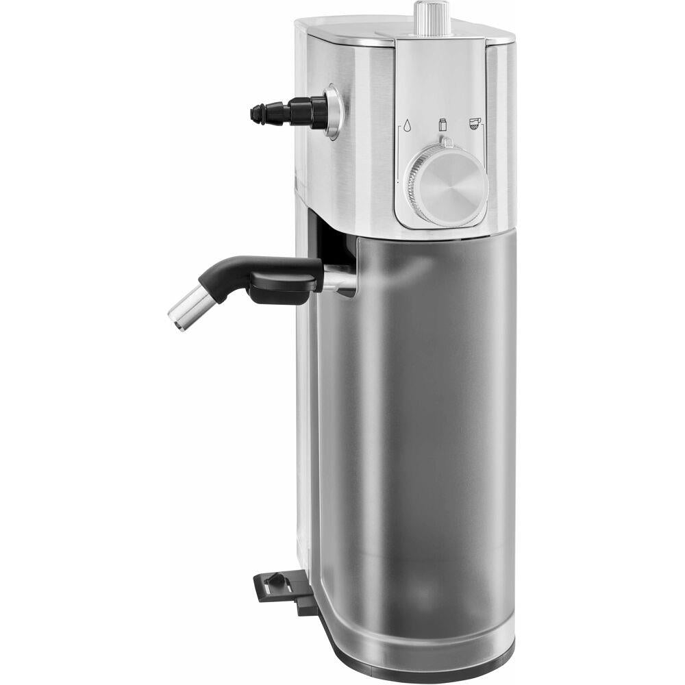 KitchenAid Metal Automatic Milk Frother Attachment in Silver for KES6503 Espresso Machine