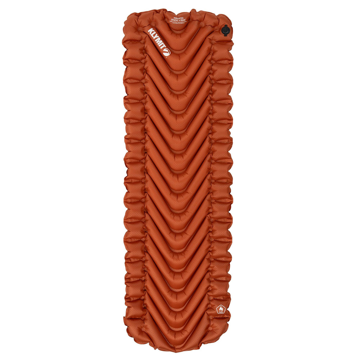 Klymit Insulated Static V Peak Sleeping Pad - Red Rock
