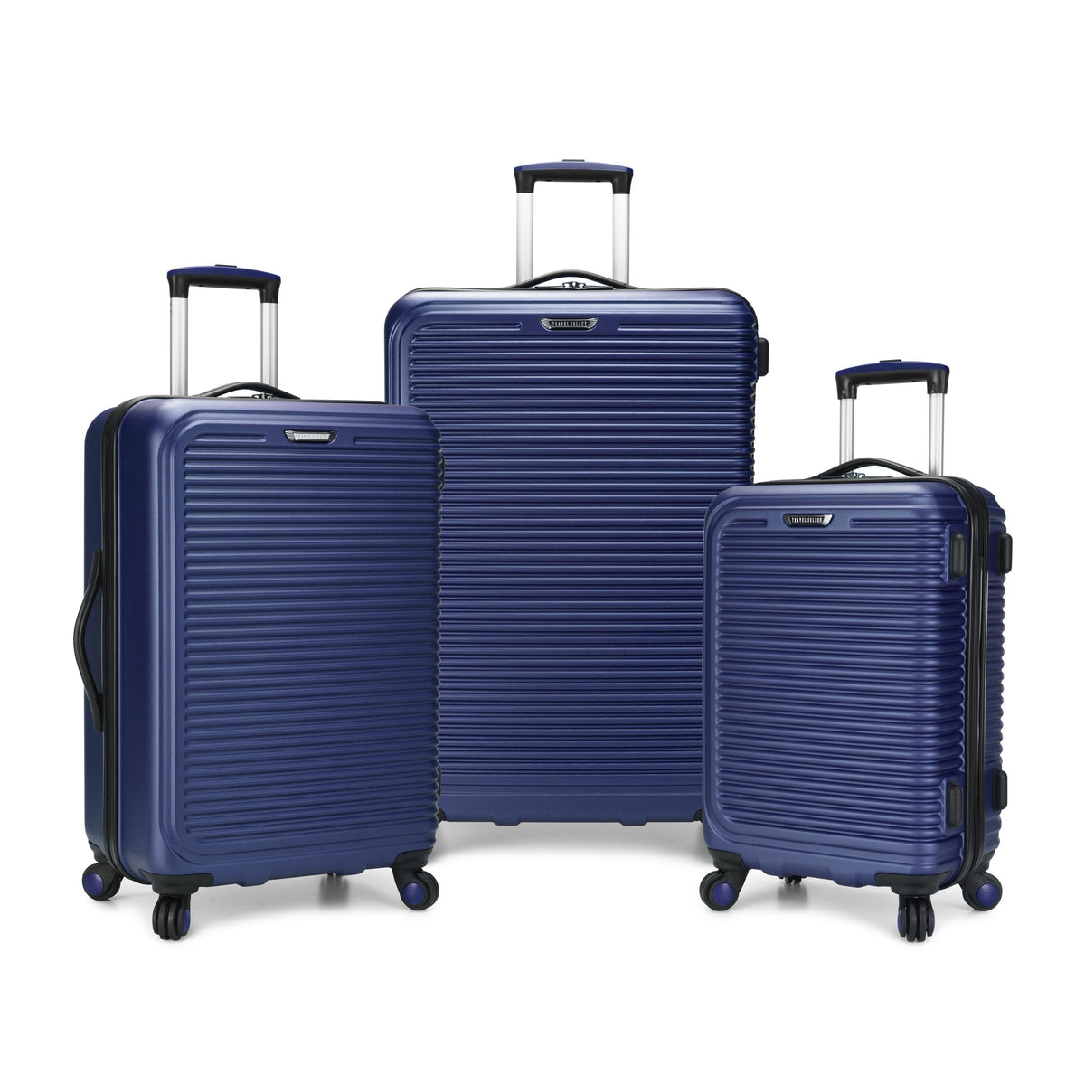 Traveler's Choice Savannah 3pc Hardside Spinner Set Black