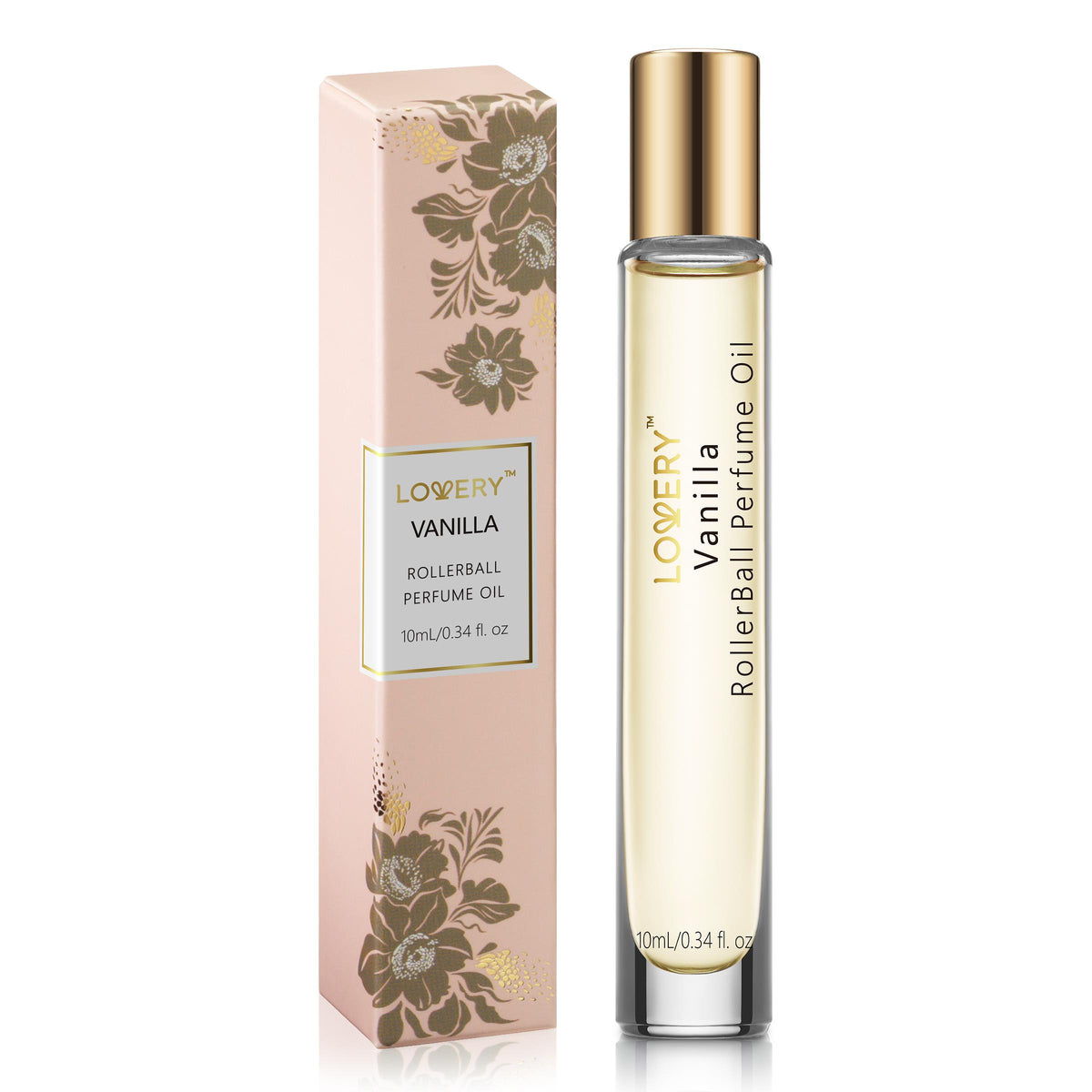 Lovery Vanilla Perfume Oil Rollerball Size 10mL
