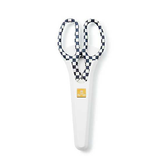 MacKenzie-Childs black & white check kitchen shears