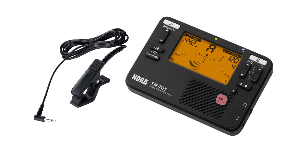 Korg TM-70C Tuner and Metronome with Contact Microphone