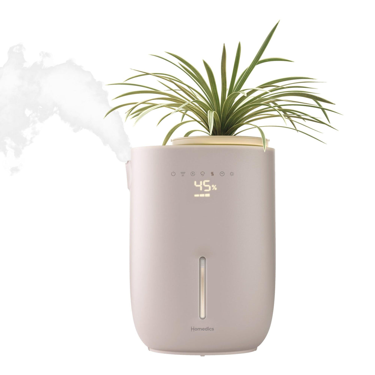 Homedics Small Plant Warm & Cool Mist Ultrasonic Humidifier