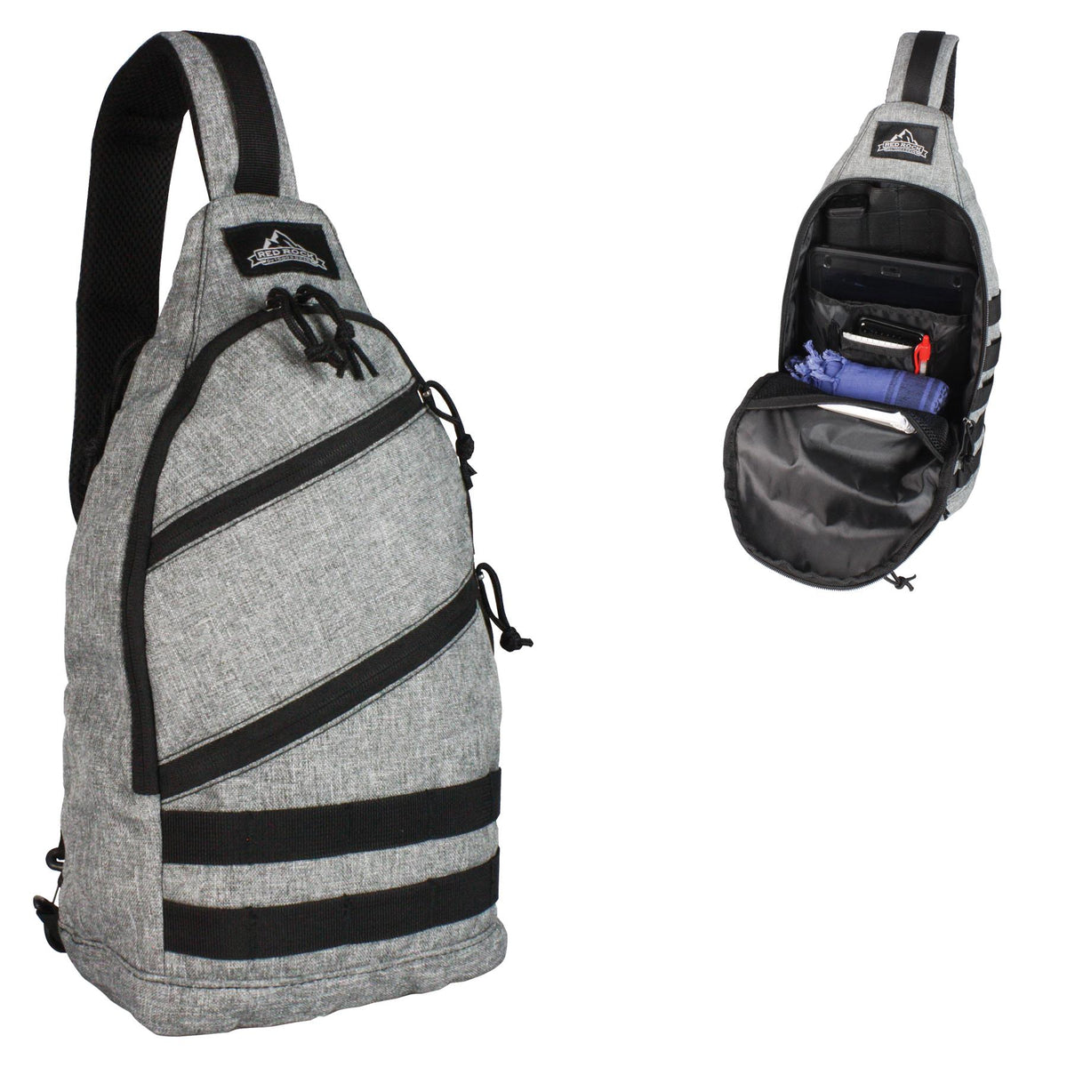 Red Rock Outdoor Gear Metro Sling Pack - Grey