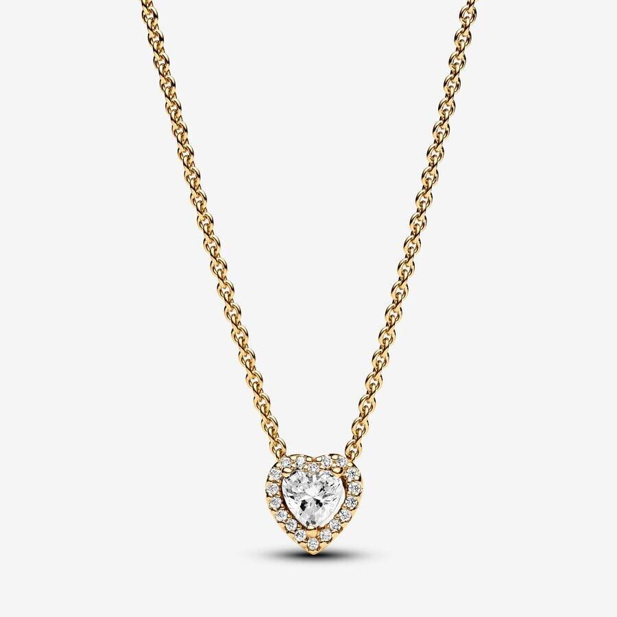Pandora Sparkling Heart Collier Necklace