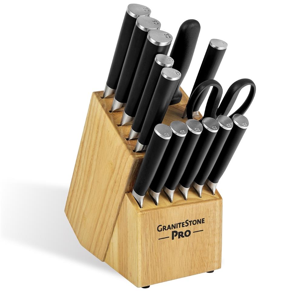 GraniteStone Cookware Knife Set Size 14 Pieces