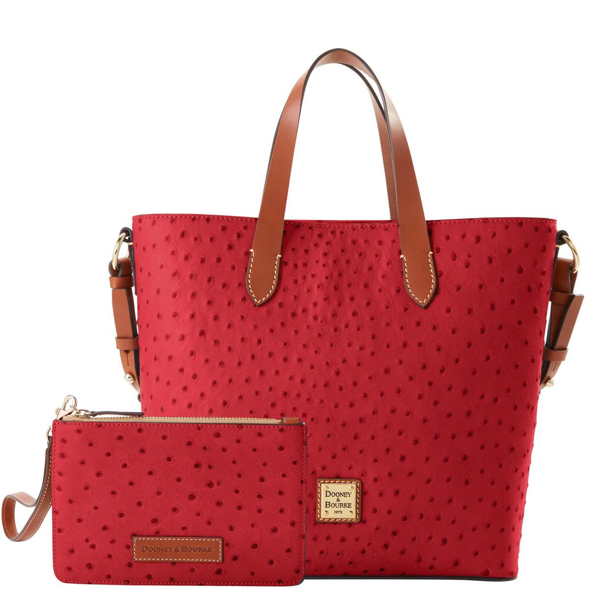 Dooney & Bourke Ostrich Liliana with Pouch