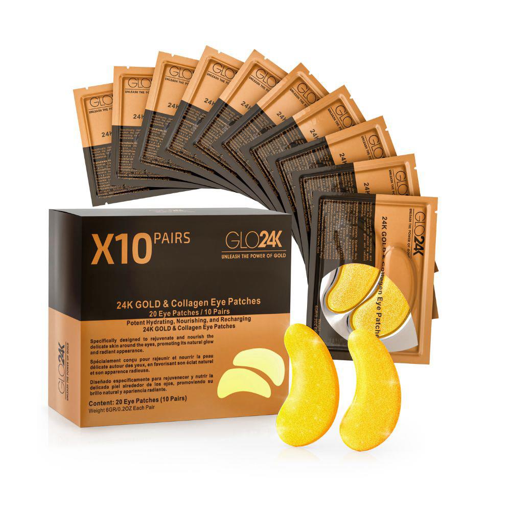 GLO24K 24K Gold & Collagen Eye Patches