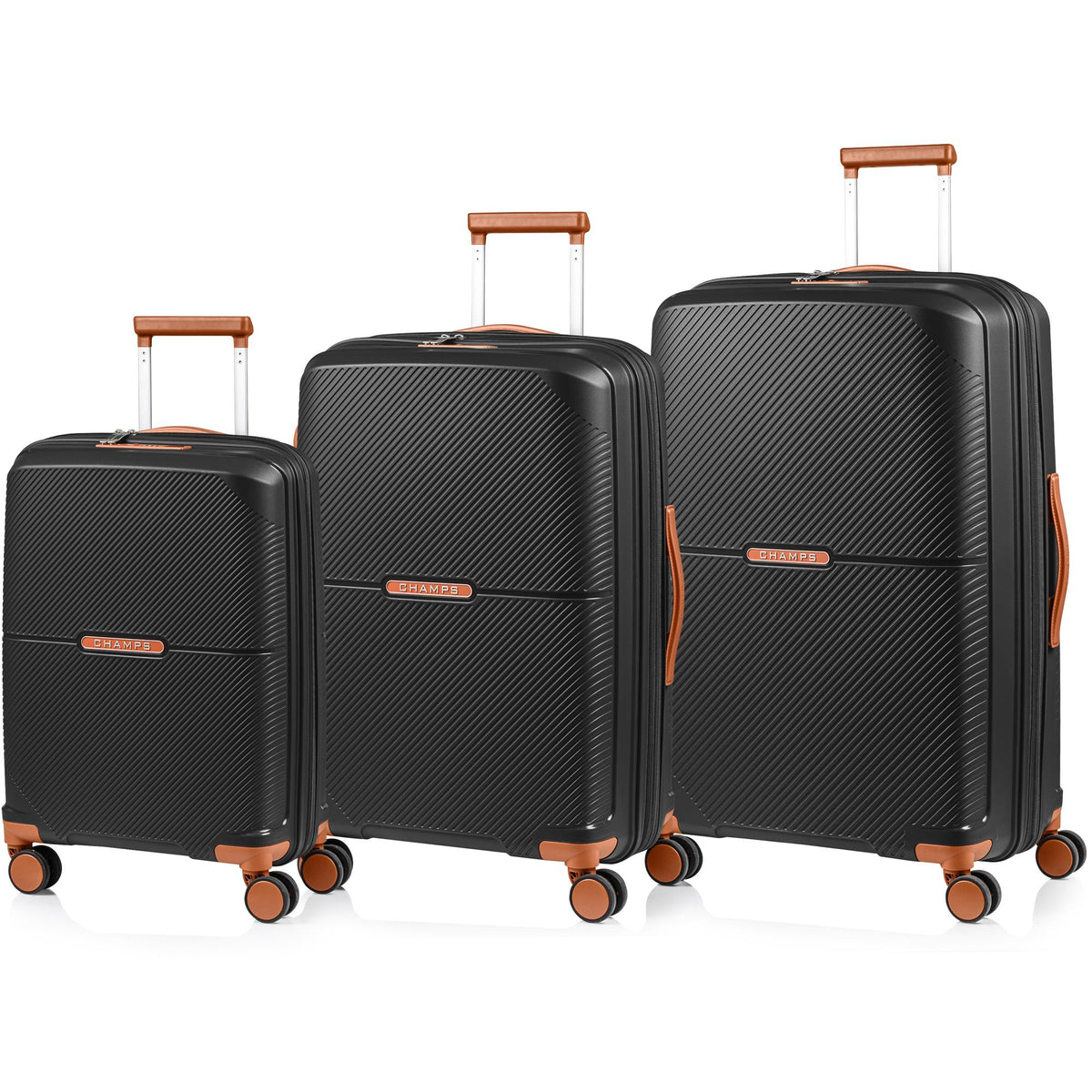 Champs Luggage Vintage Aura 3-Pcs Luggage Set Size 3 Piece Set