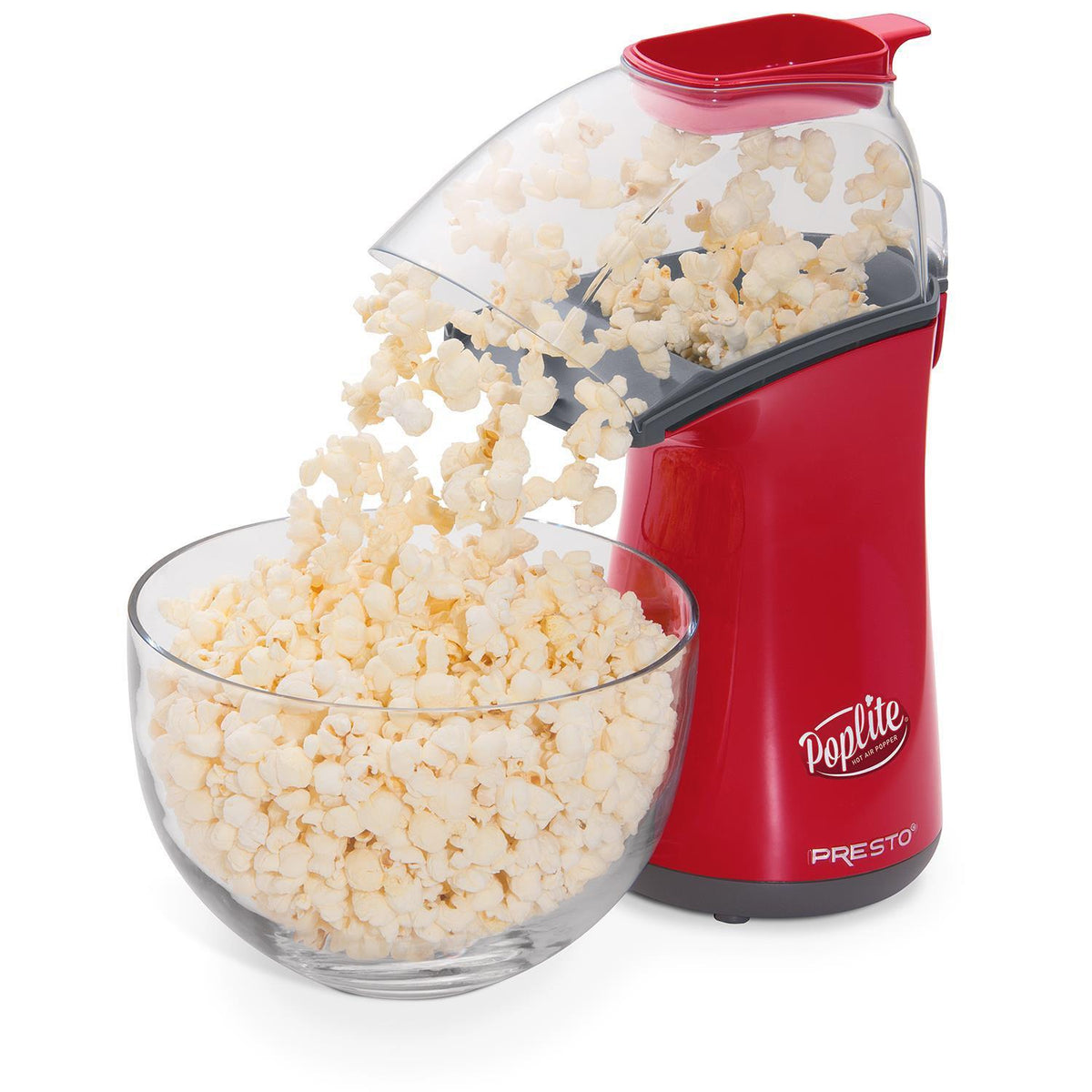 Presto PopLite Hot Air Corn Popper Red